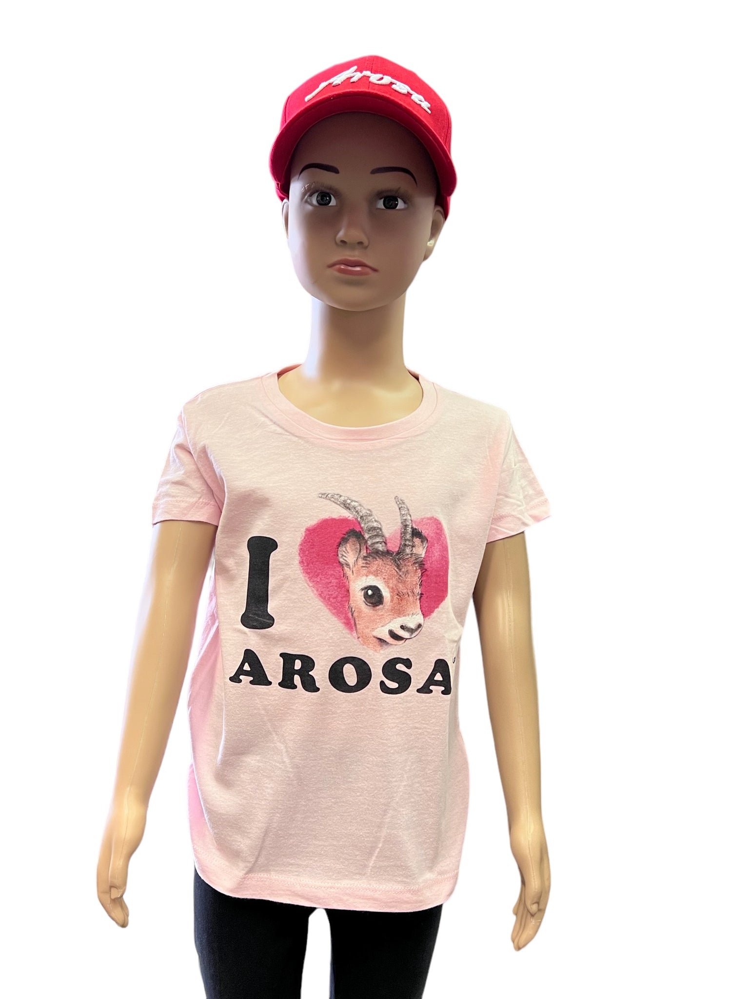 Kindershirt I love Arosa