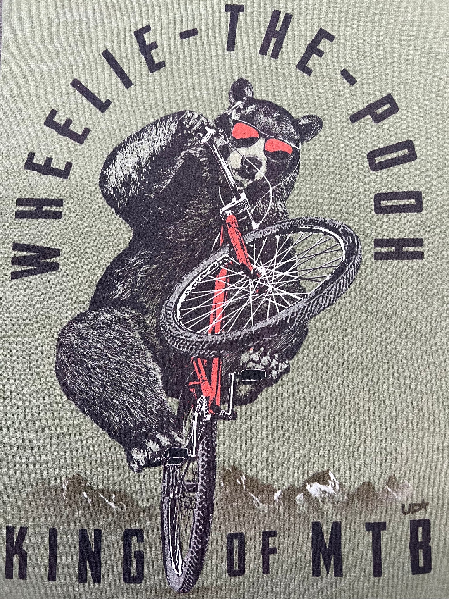 Herren T-Shirt Biker Bär