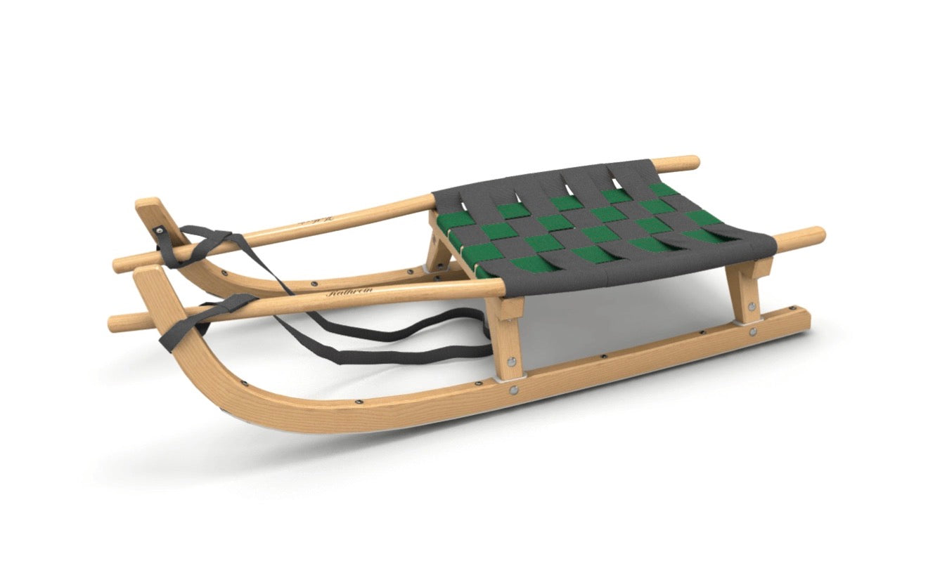 Erwachsenen Rodel Zweisitzer  (125cm) mit Gurtensitz