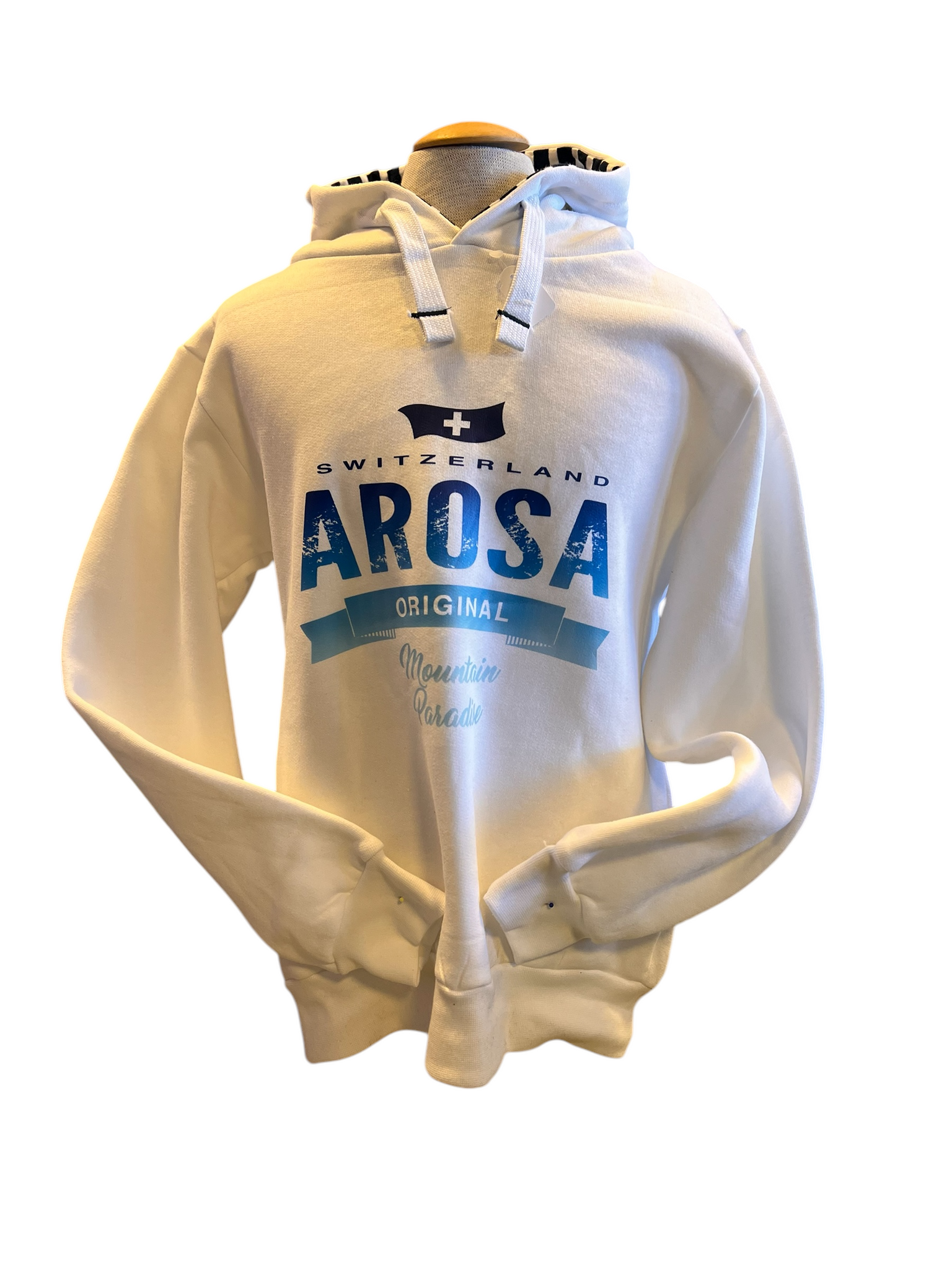 "Arosa Original"  Kapuzen Hoodie unisex weiss