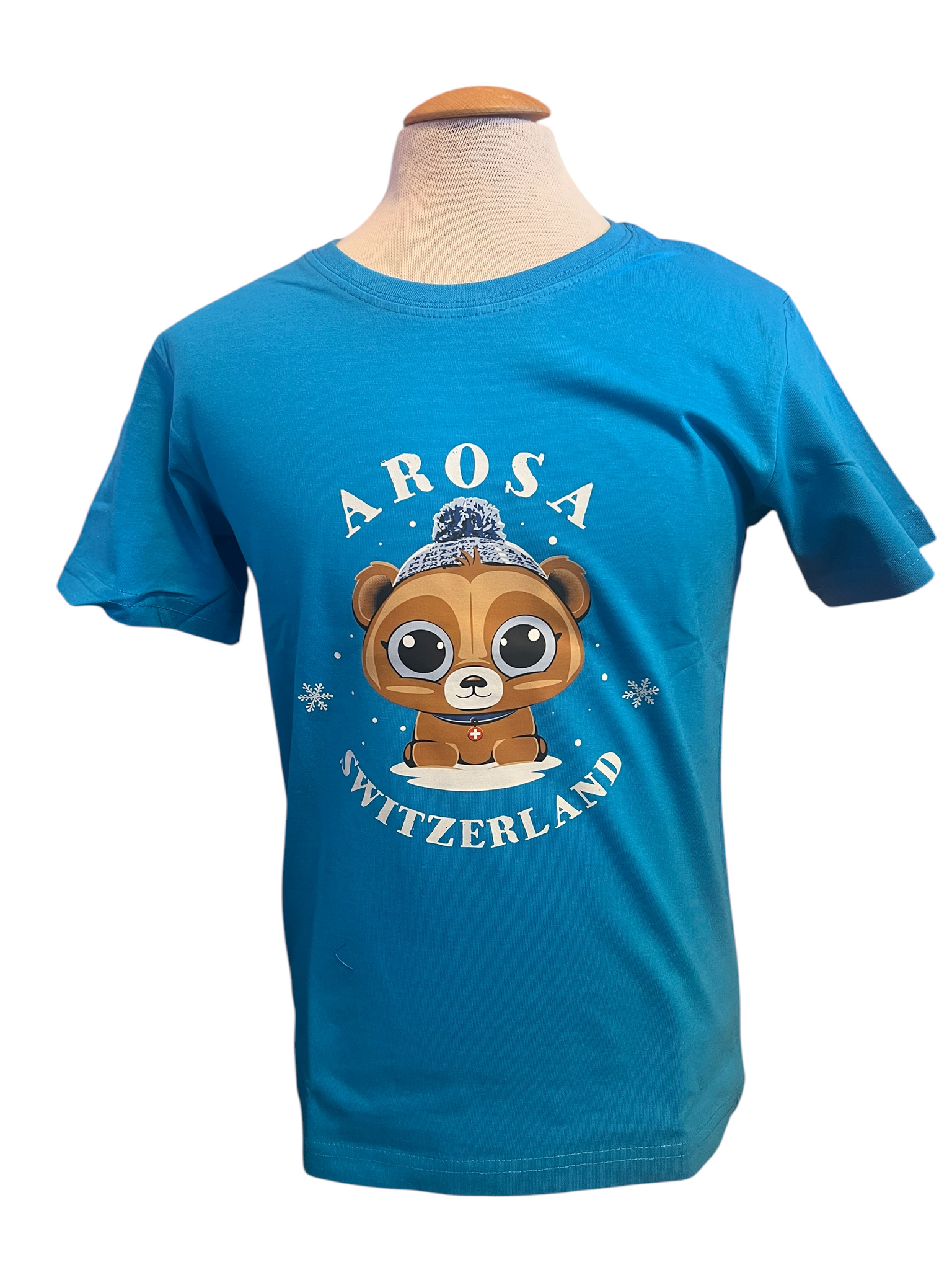 Big eyes bear Arosa Kindershirt blau