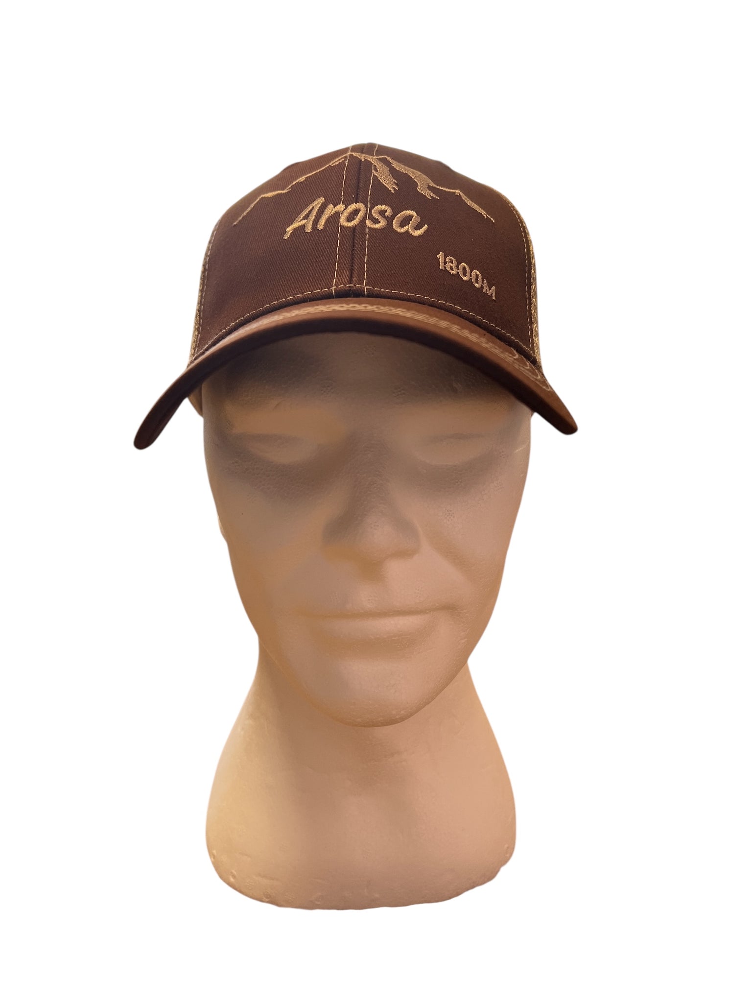 Arosa Cap braun/beige