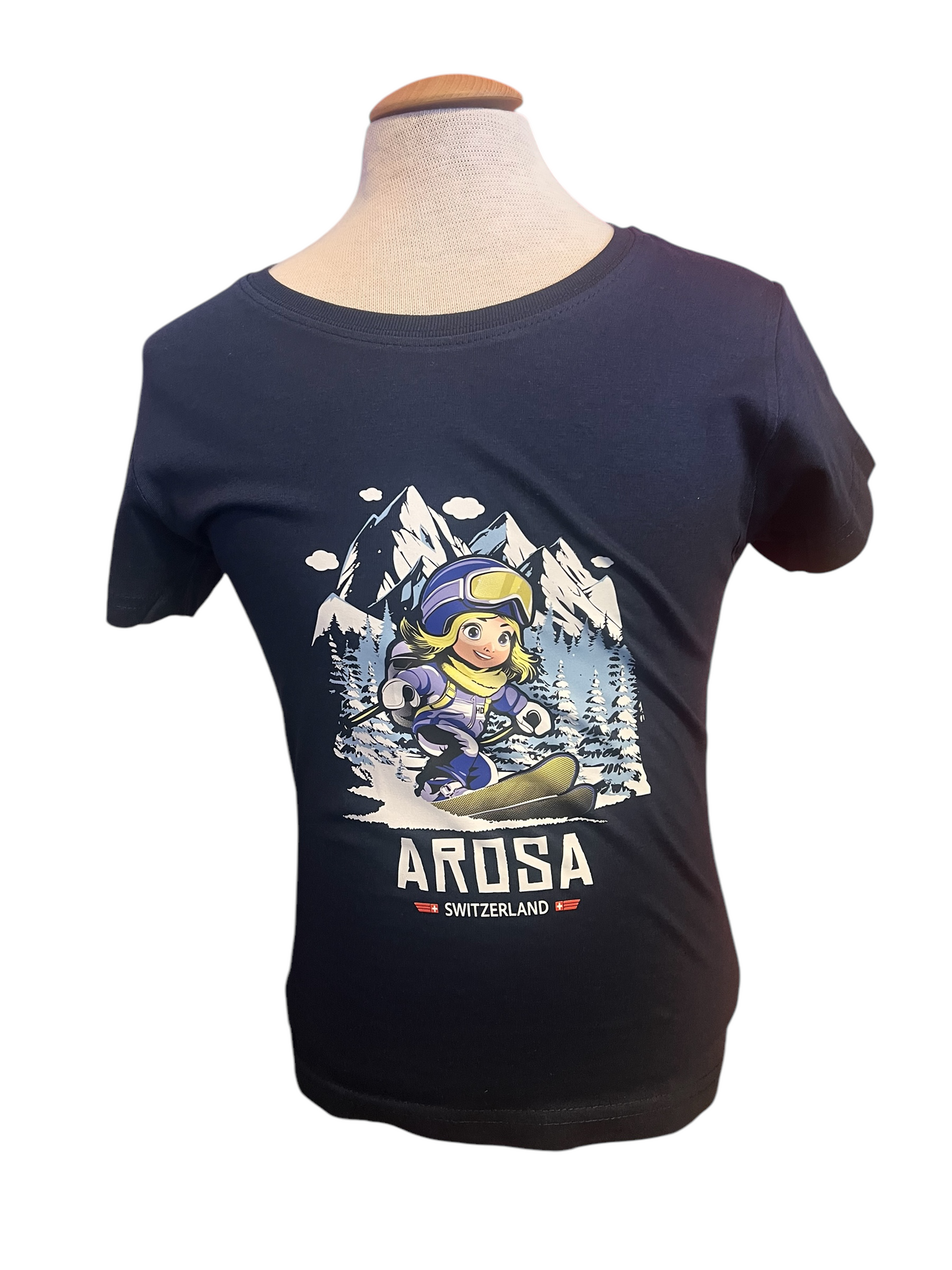 Skigirl Arosa Kindershirt