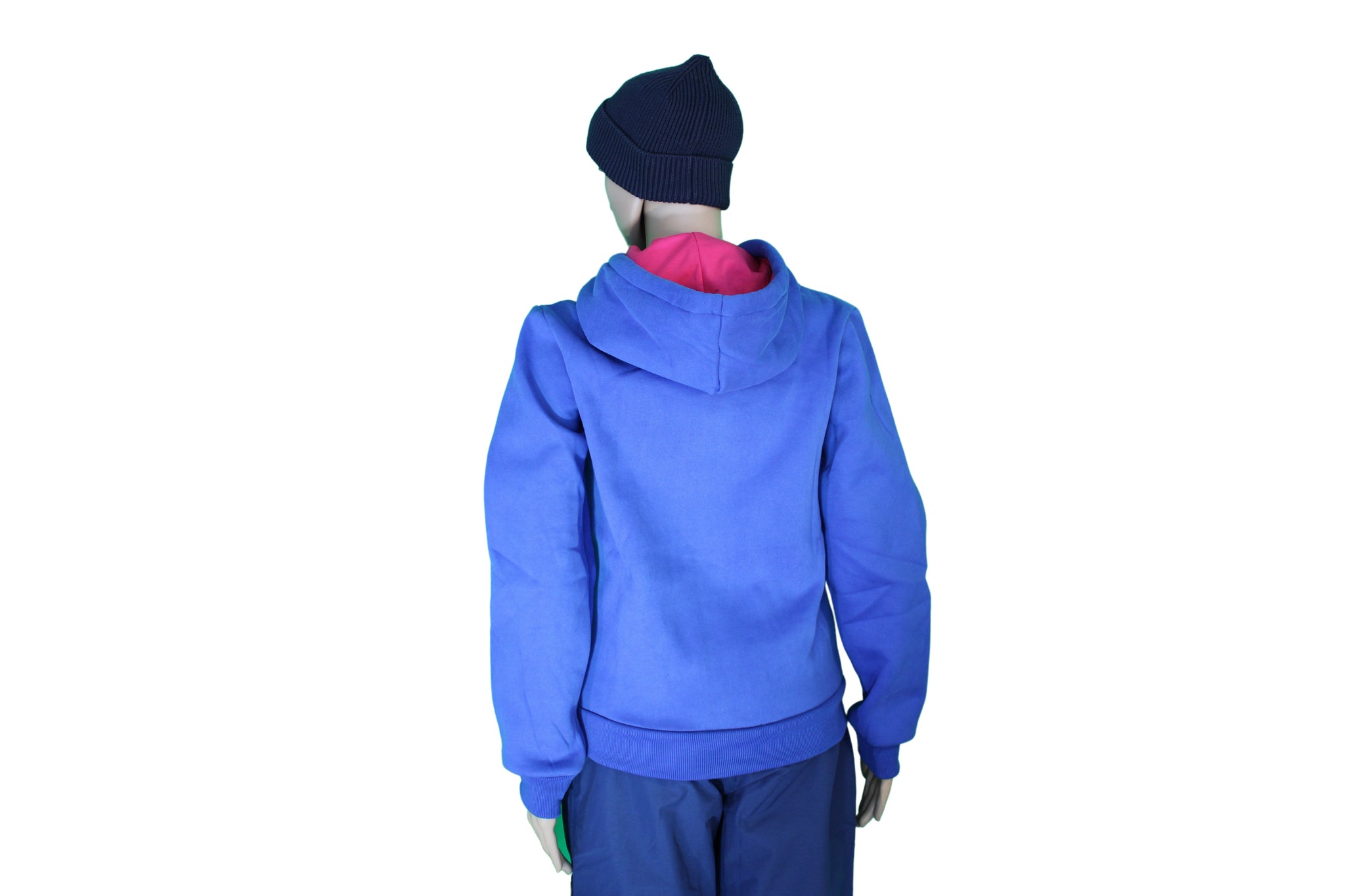 Women's hoodie blue / pink