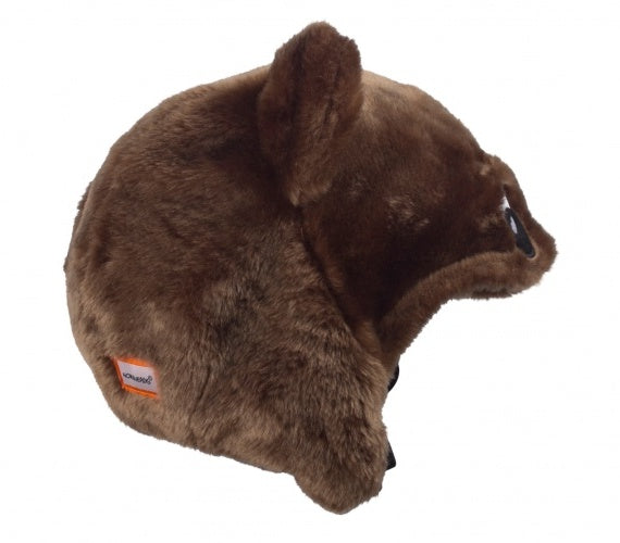 Brown bear helmet cover (helmet cover)